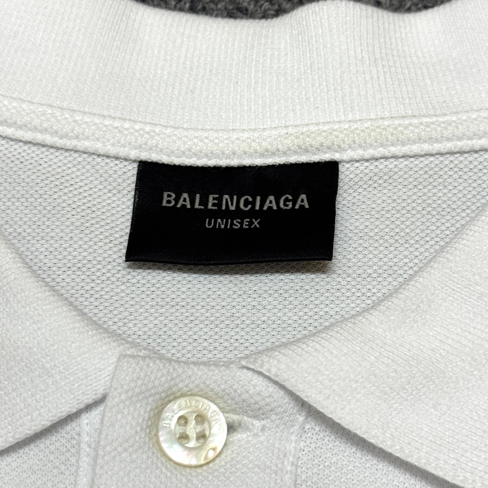 国内正規 BALENCIAGA 24SS BB Logo Classic OverSize POLO ロゴ刺繍 
