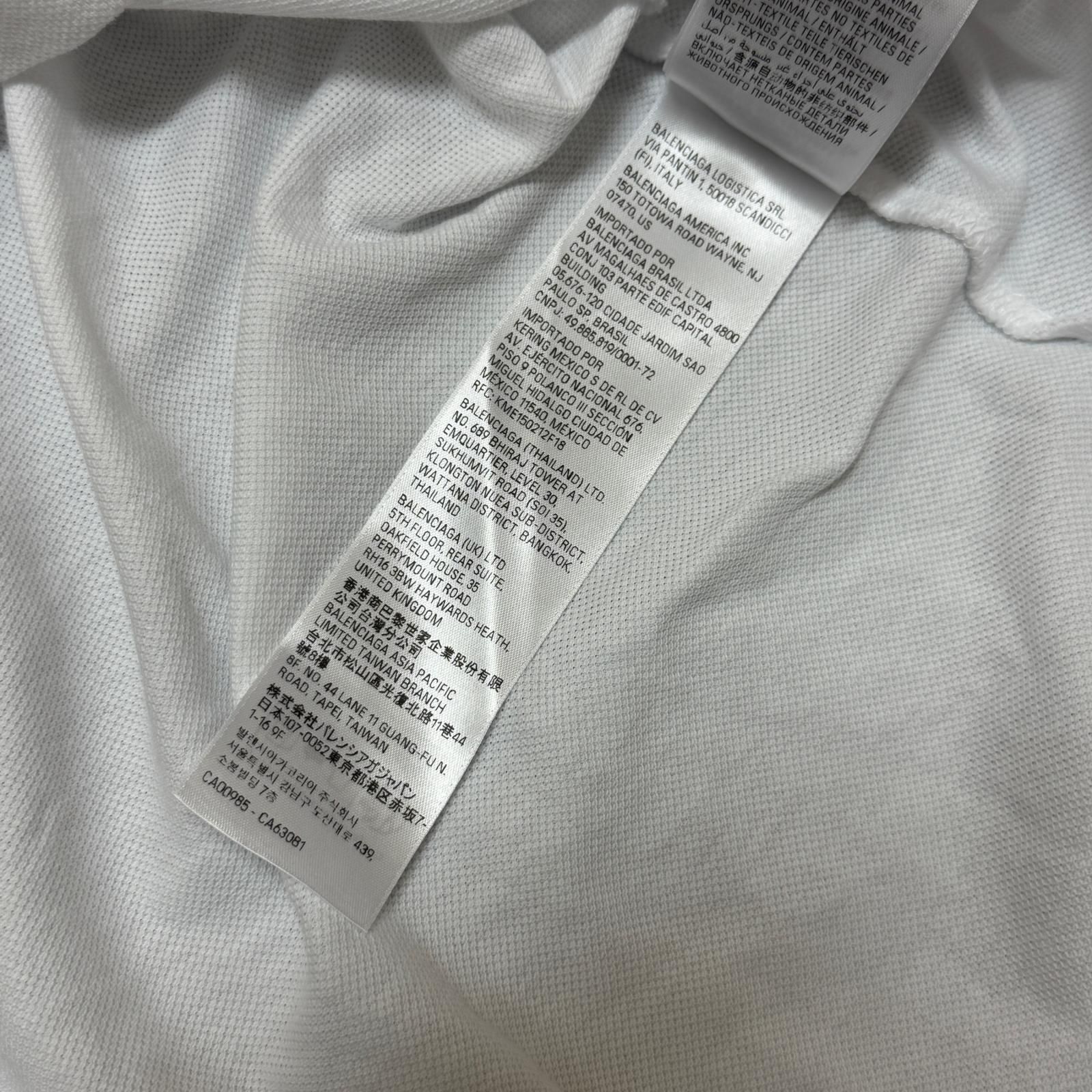 国内正規 BALENCIAGA 24SS BB Logo Classic OverSize POLO ロゴ刺繍 