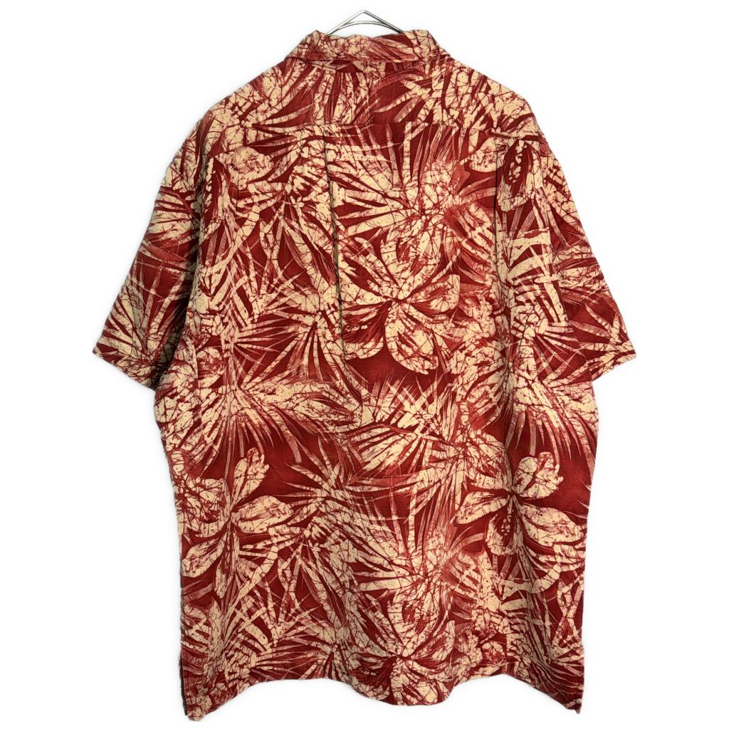 Polo by Ralph Lauren ポロ ラルフローレン CLAYTON リネンシルクシャツ 植物(メンズ XL)中古 古着 Y2444 Polo by Ralph Lauren ポロ ラルフローレン CLAYTON リネンシルク