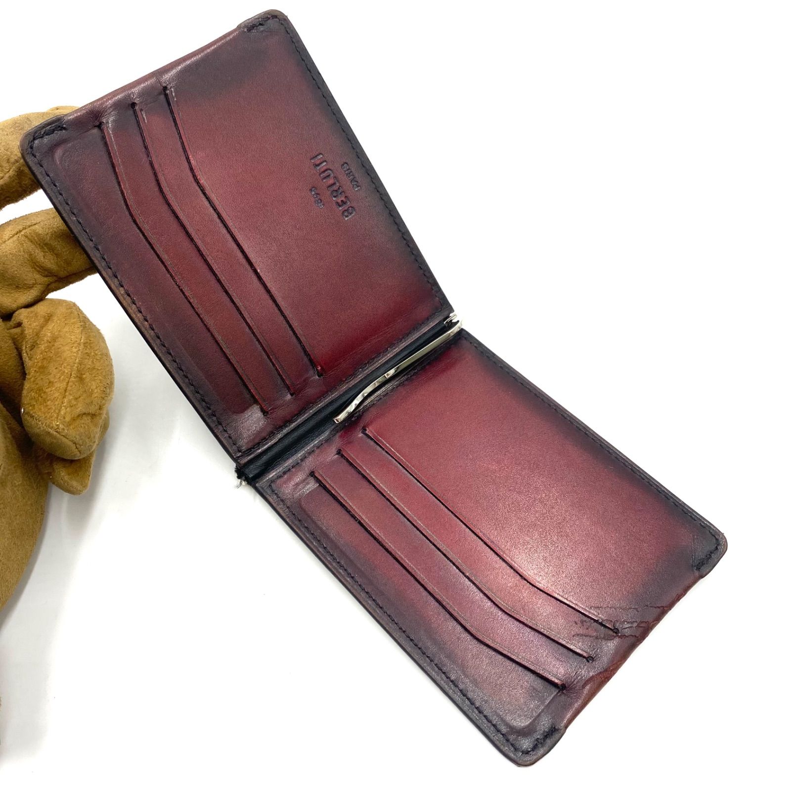 BERLUTI ベルルッティ カリグラフィー スクリットレザー カードケース