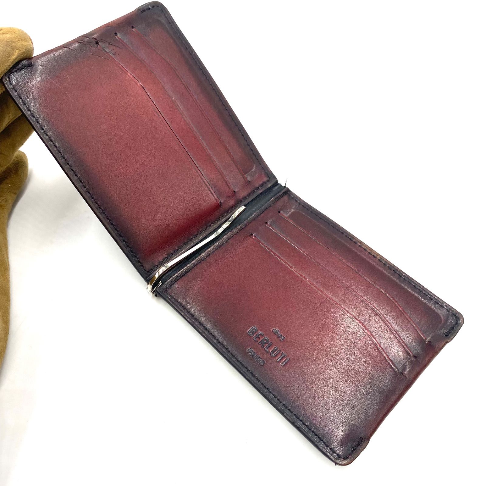 ベルルッティ　カリグラフィー BERLUTI ベルルッティ カリグラフィー スクリットレザー カードケース