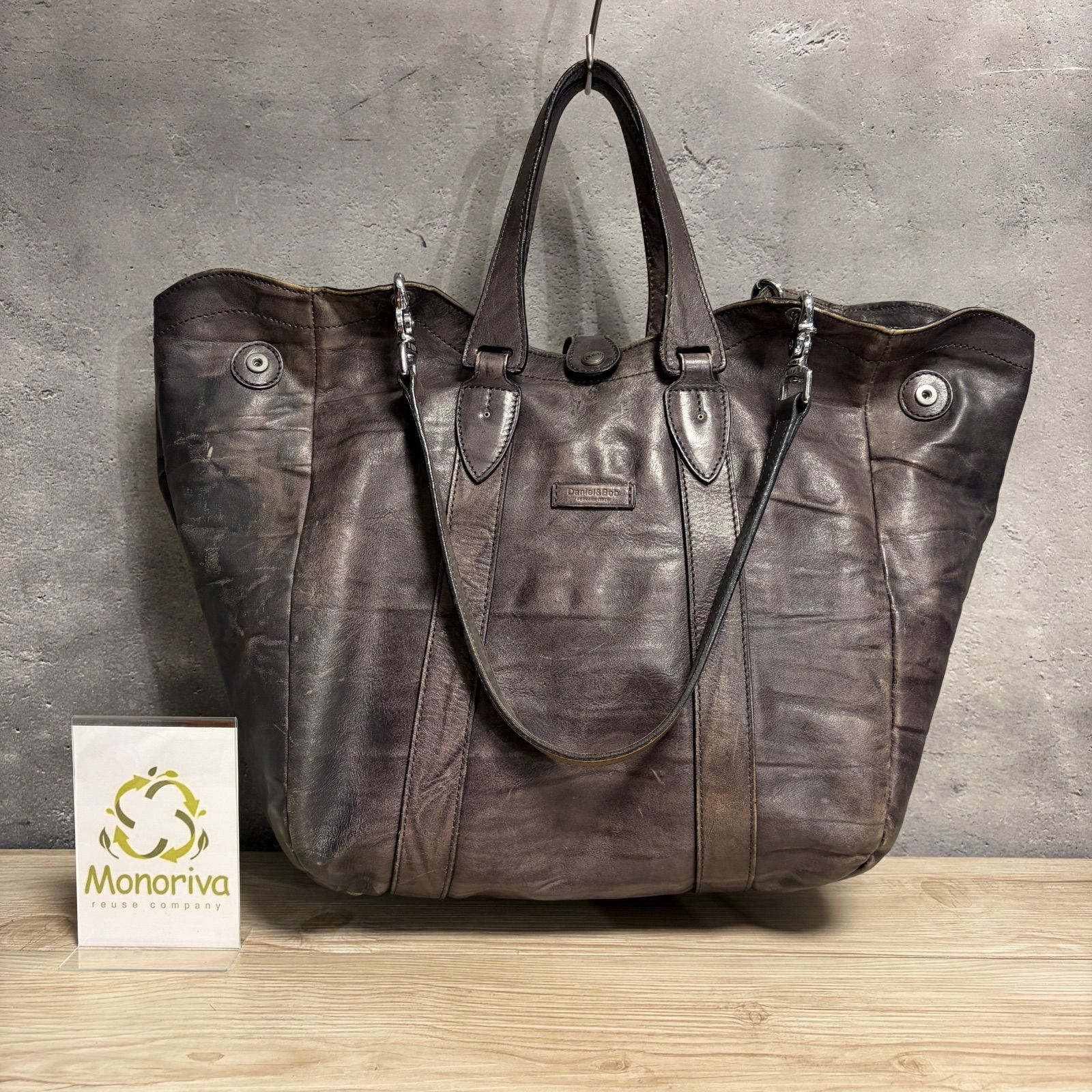 格安，得価 Danielu0026Bob ダニエルアンドボブ 2WAY レザートート 