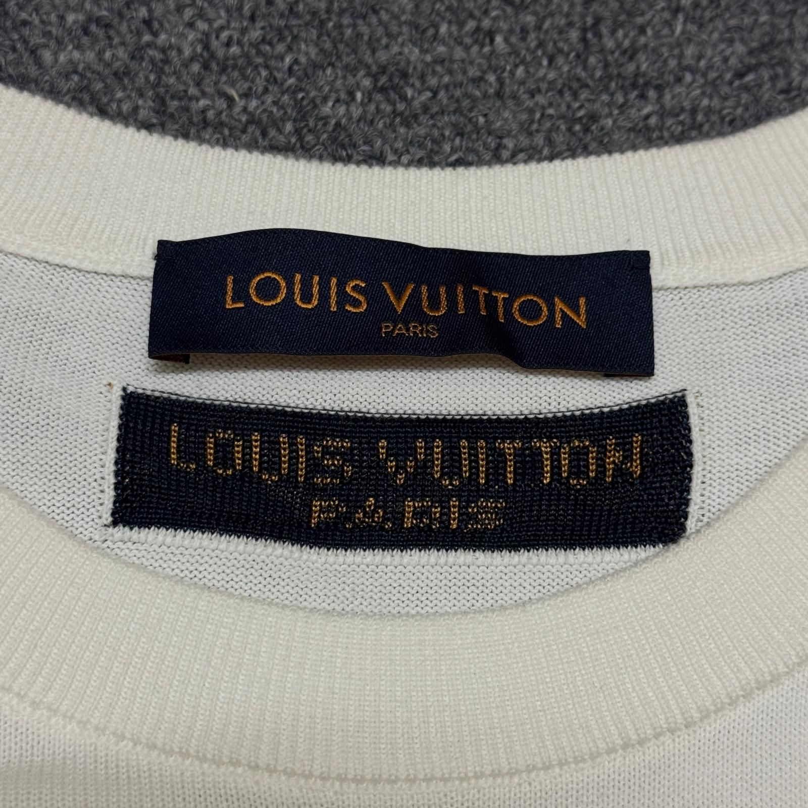 国内正規 LOUIS VUITTON 21AW End Goal Knit Tee エンドゴールニットT 