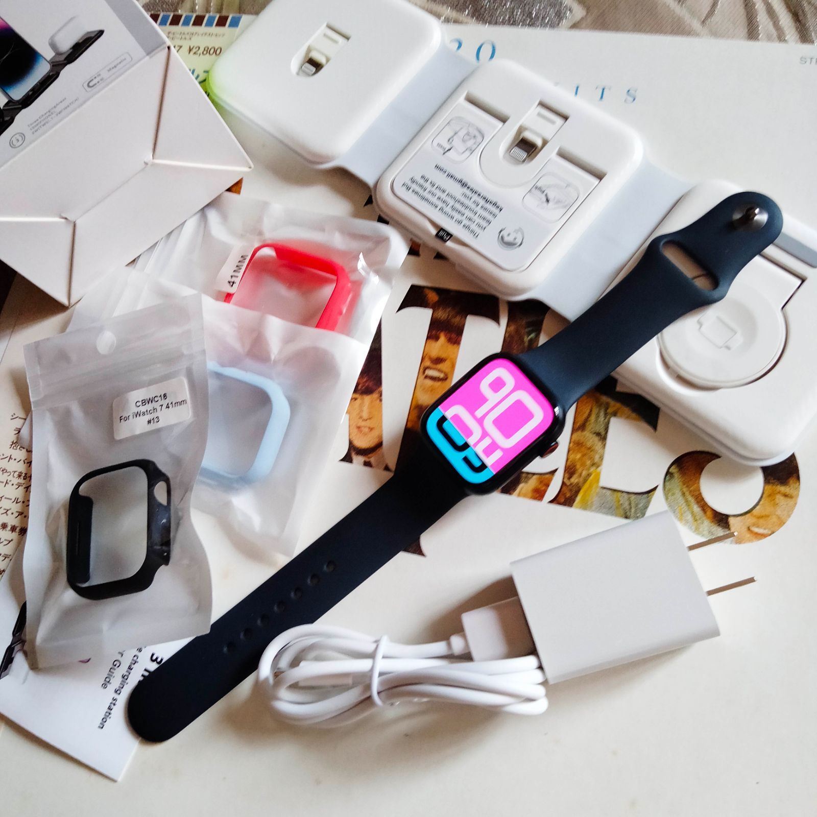 ★ 100%/シリーズ8☆41mm☆セルラー アップルウォッチ Apple Watch TCB07