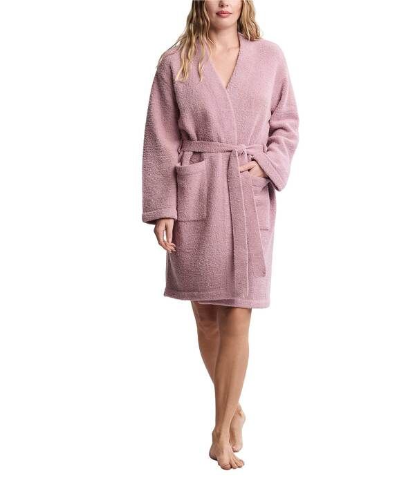 ベアフットドリームス レディース アンダーウェア ナイトウェア Barefoot Dreams CozyChicR Solid Robe Teaberry