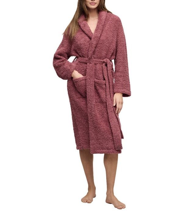 ベアフットドリームス レディース アンダーウェア ナイトウェア Barefoot Dreams Unisex CozyChicR Long Wrap Cozy Robe Canyon Rose