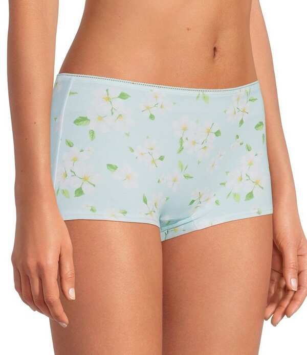 ベッドヘッド レディース アンダーウェア パンツ レーストリム プリント レース ニット BedHead Knit Lace Trim Honey Bees Print Boyshort Panty 3Pack Honey BeesBlackwhite ホワイ