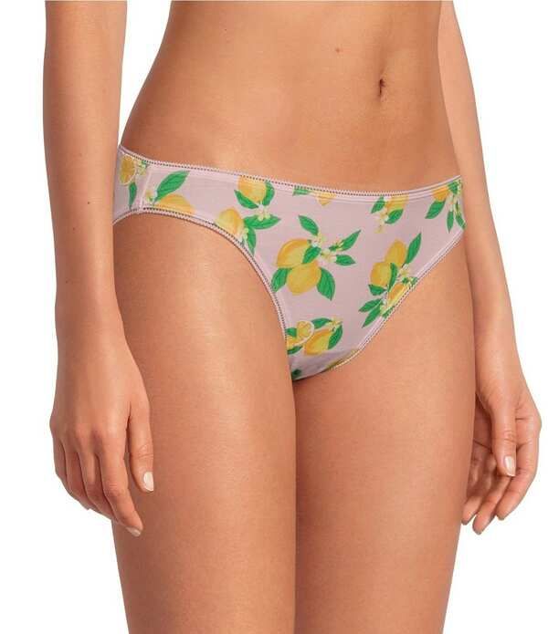 ベッドヘッド レディース アンダーウェア パンツ レーストリム レース ニット BedHead Knit Lace Trim Bikini Panty 3Pack Lemon SorbetBlushWhite ホワイト