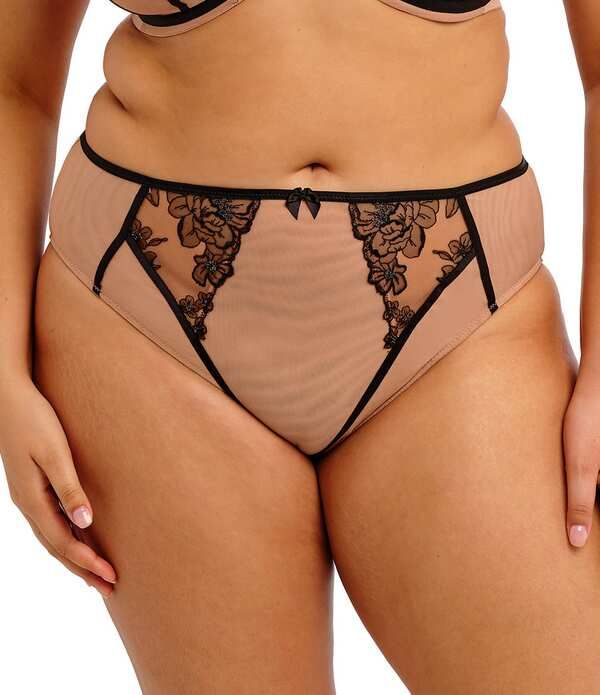 エロミ レディース アンダーウェア パンツ Elomi Teagan HighCut Brief Cafe Lait