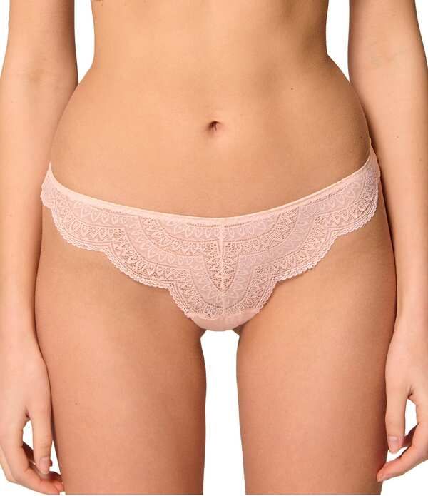 シモーヌペレール レディース アンダーウェア パンツ Simone Perele Karma Tanga Panty Petal Powder
