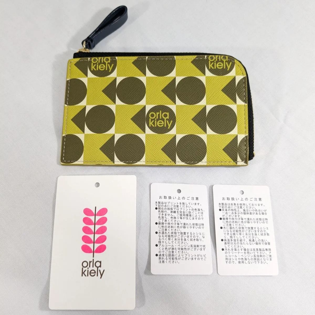 新品】オーラカイリー orla kiely レトロタイルモノグラム スリムミニ