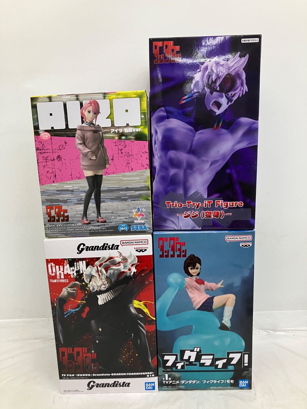 未開封 ダンダダン フィギュア モモ オカルン 他 各種4個セット