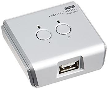 【中古】「未使用品」サンワサプライ USB2.0手動切替器(2:1) SW-US22