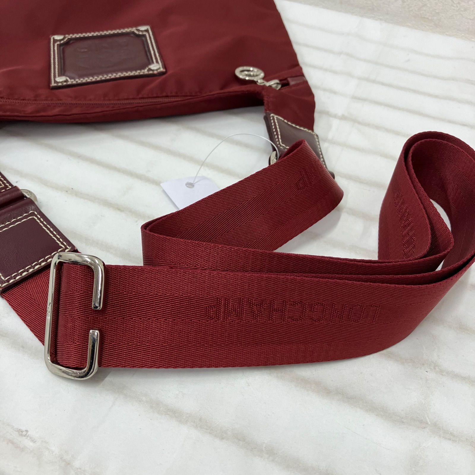 4063 LONGCHAMP ロンシャン ショルダーバッグ ボルドー ワインレッド
