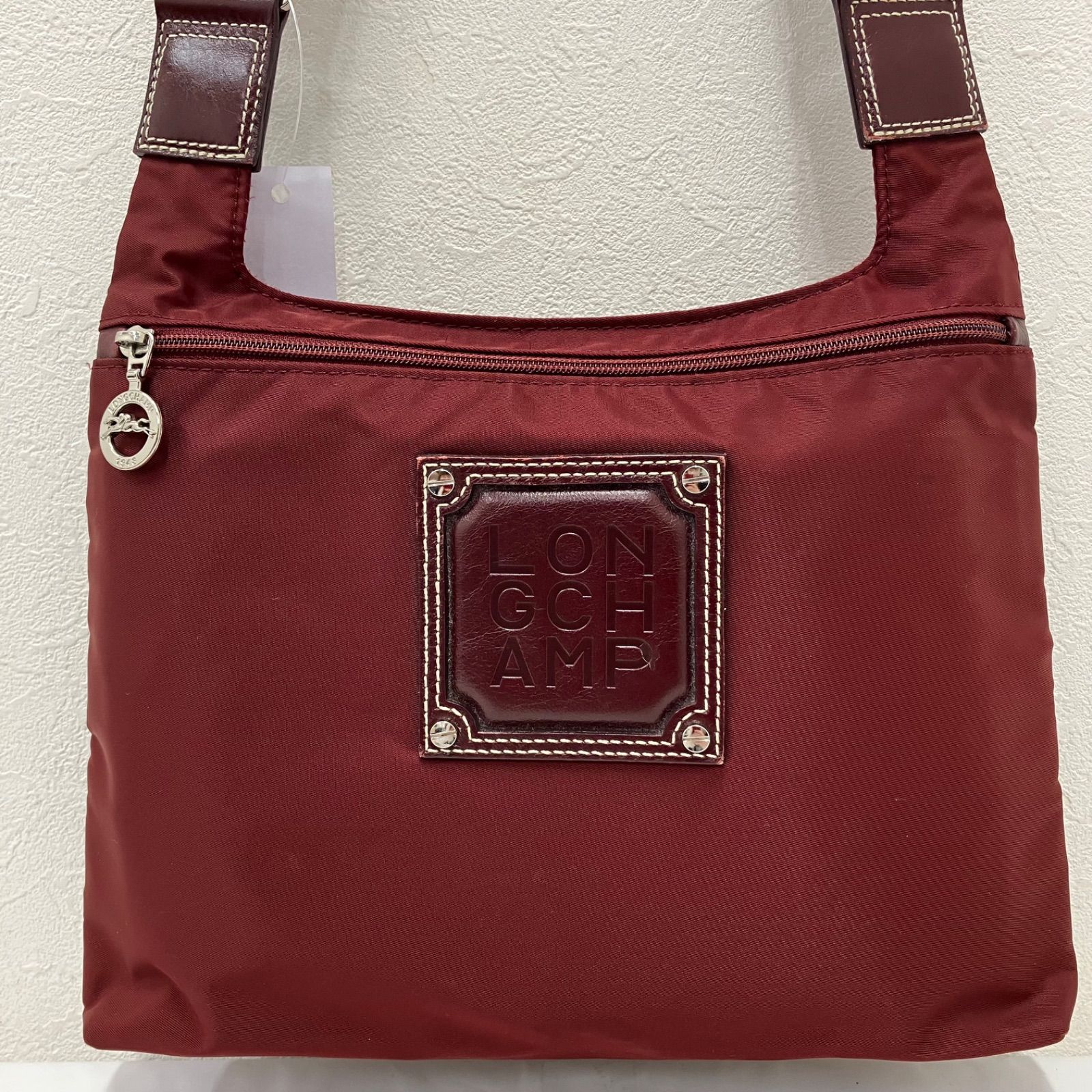 LONGCHAMP ワインレッド ショルダーバッグ 4063 LONGCHAMP ロンシャン ショルダーバッグ ボルドー ワインレッド