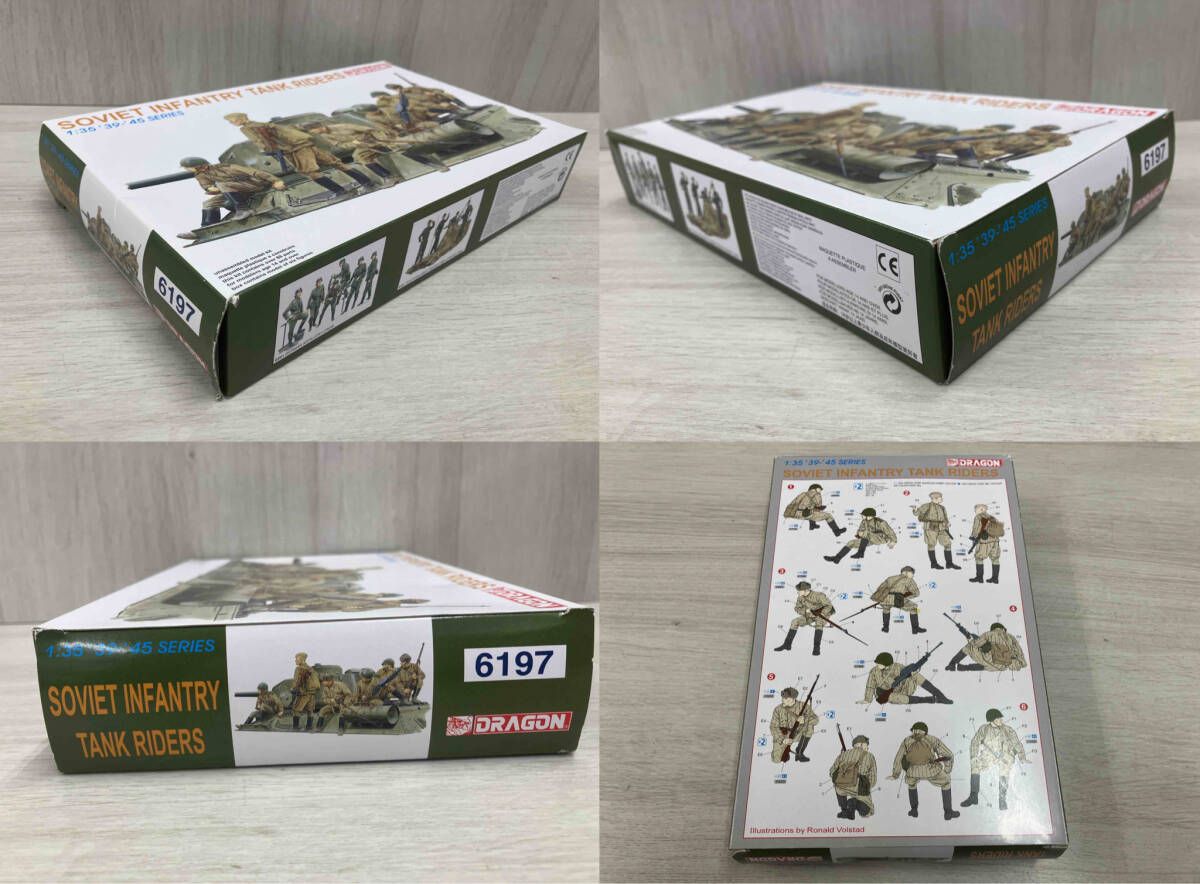 プラモデル ドラゴンモデルズ 1/35 ソビエト軍 戦車跨乗兵 '39-'45
