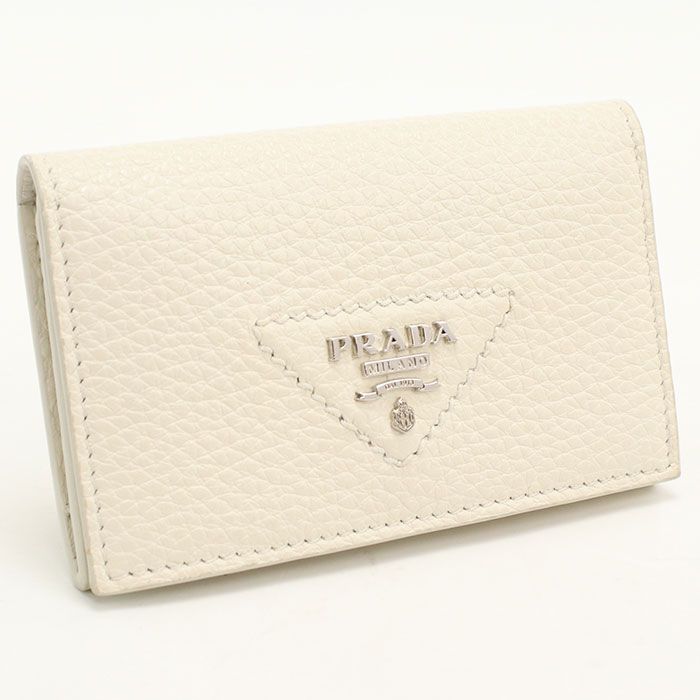 PRADA プラダ レザー カードケース 1MC110 名刺入れ レザー【中古】 レディース
