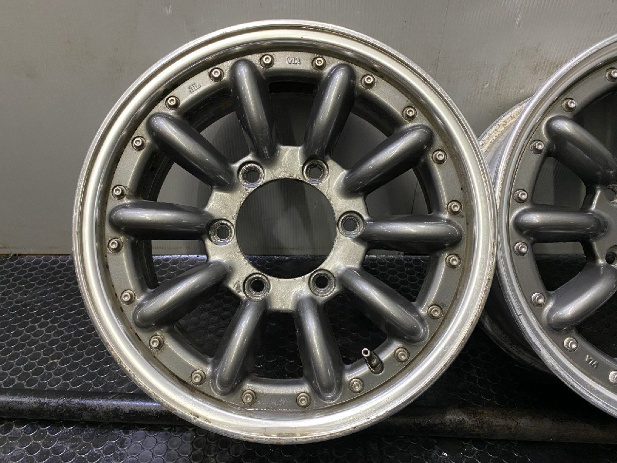 旧車】ENKEI DECEM10 エンケイ デセム10 15インチ 4本 6.5J6HPCD139.7+ 