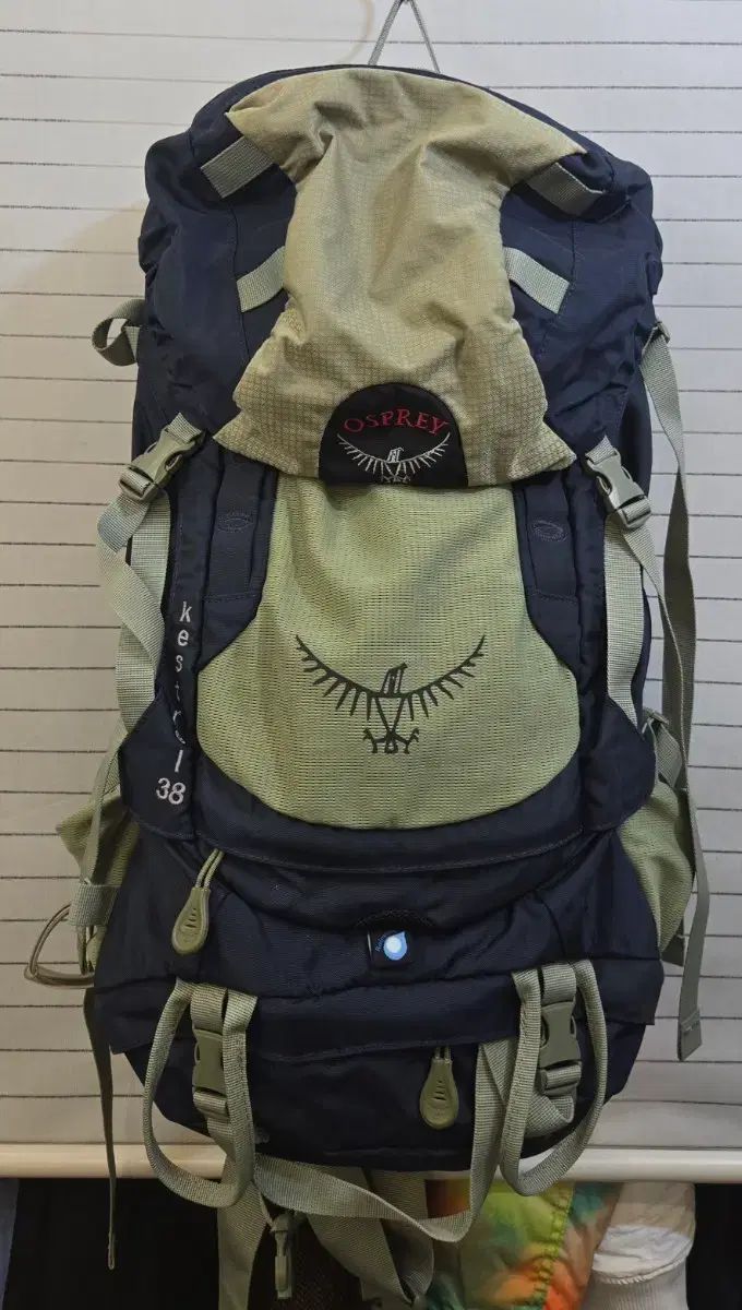 オスプレイ(OSPREY) ケストレル 38 バックパック ネイビー/オリーブ
