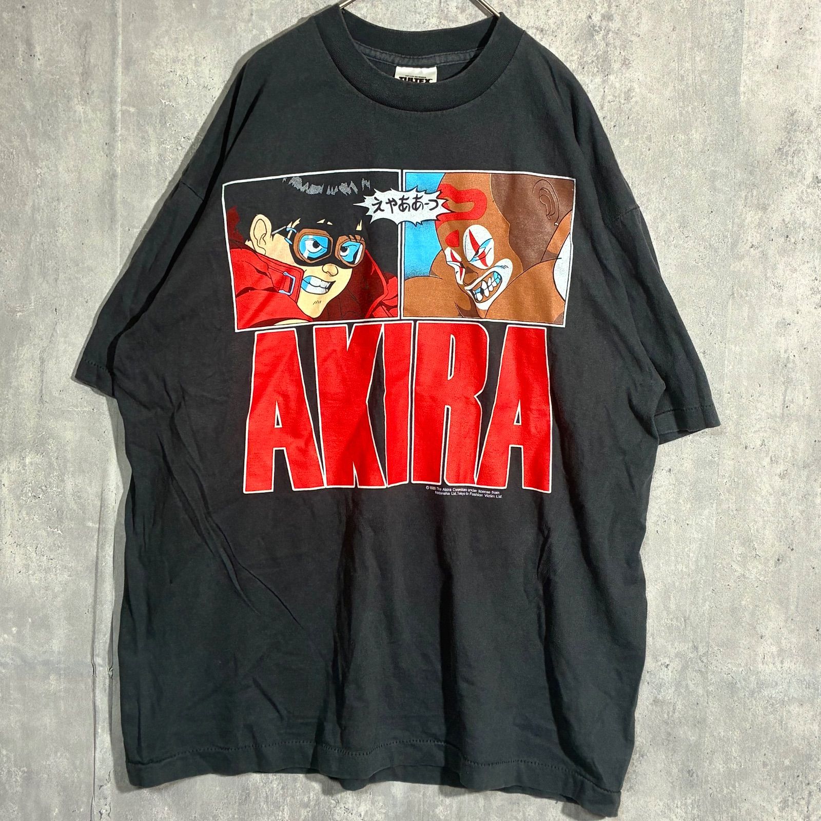アキラ AKIRA 古着 Tシャツ 半袖 黒 ブラック メンズ - メルカリ