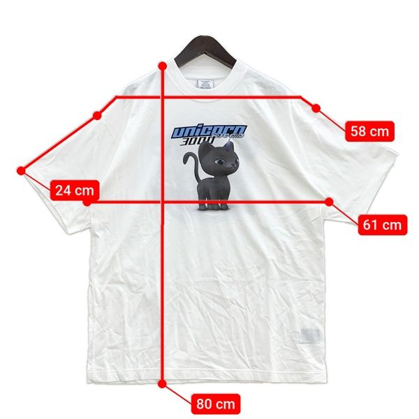 VETEMENTS ヴェトモン ユニコーン Tシャツ カットソー EVERYONE CAN BE