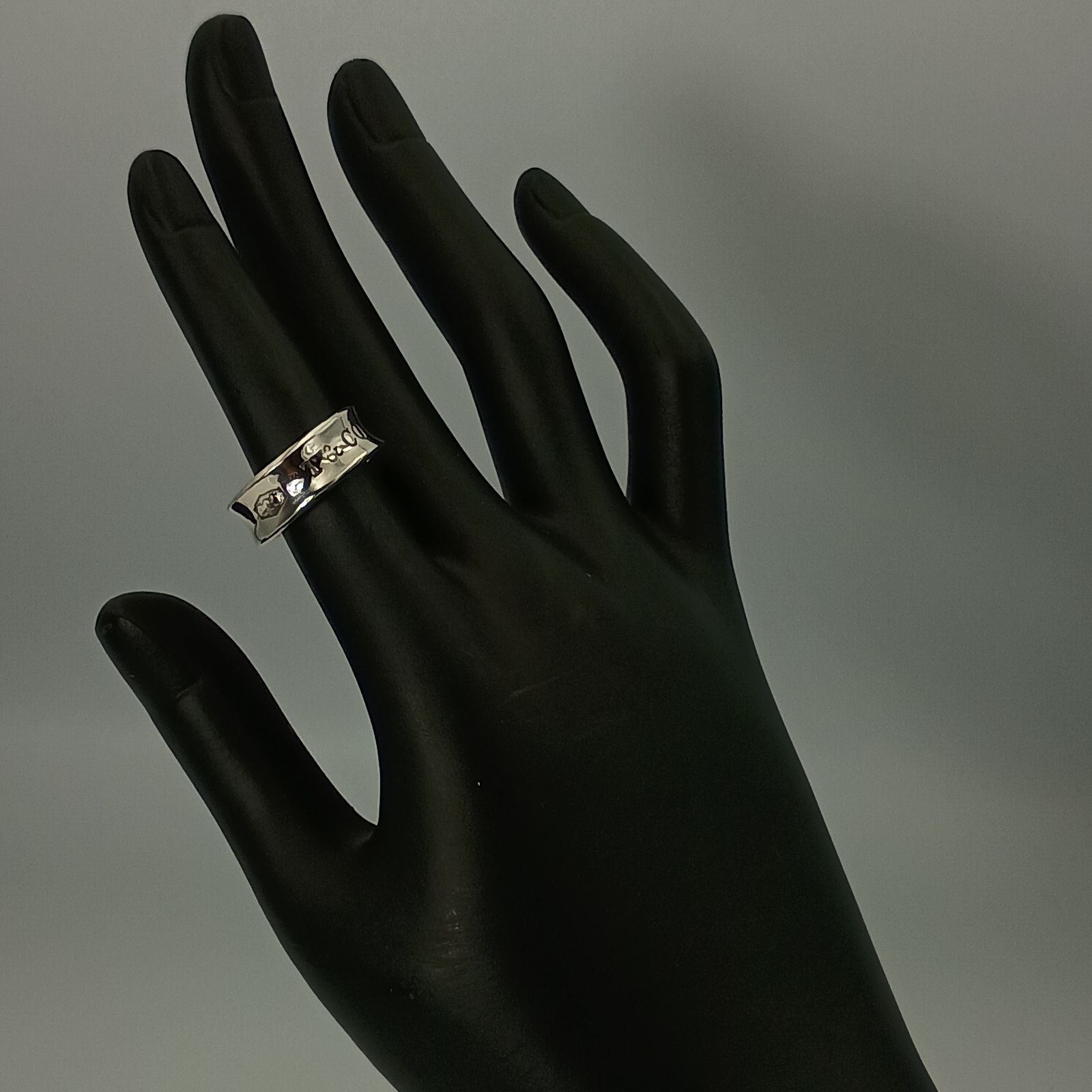 TIFFANY＆Co ティファニー ナローリング 1837 8号 SV925 TIFFANY&Co. ティファニー 8号 ナローリング レディース シルバー925