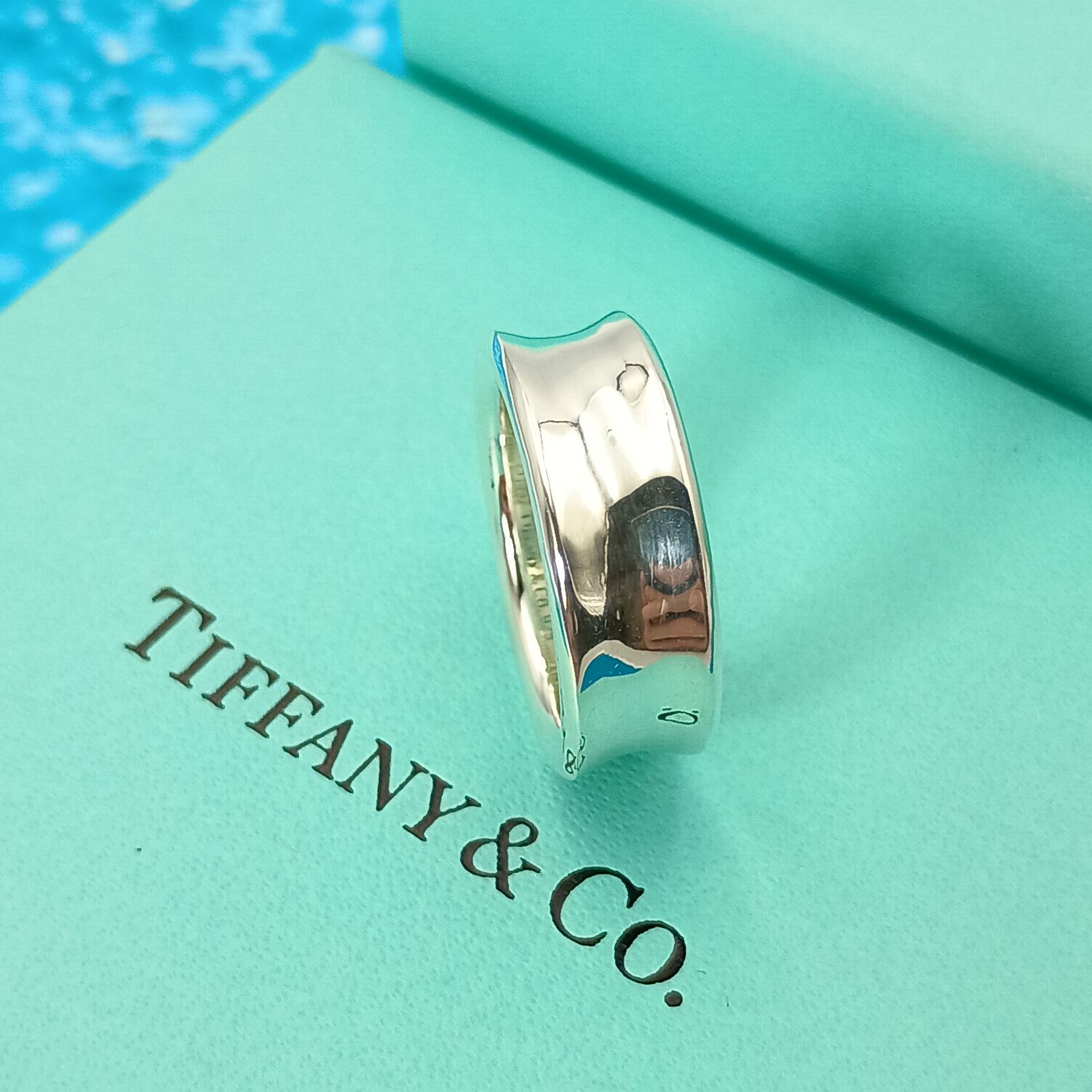 TIFFANY&Co. ティファニー 8号 ナローリング レディース シルバー925