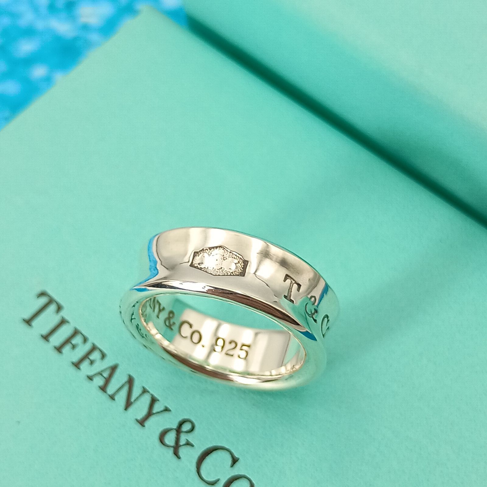 TIFFANY&Co. ティファニー 8号 ナローリング レディース シルバー925