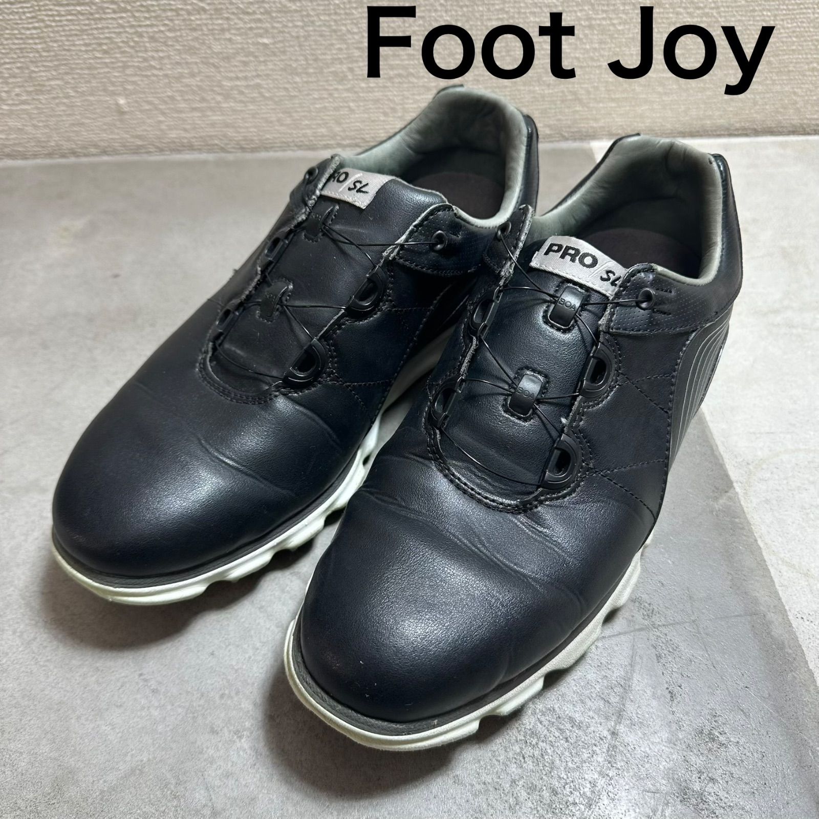 Foot Joy フットジョイ PRO SL BOA ゴルフ シューズ ブラック 26cm 