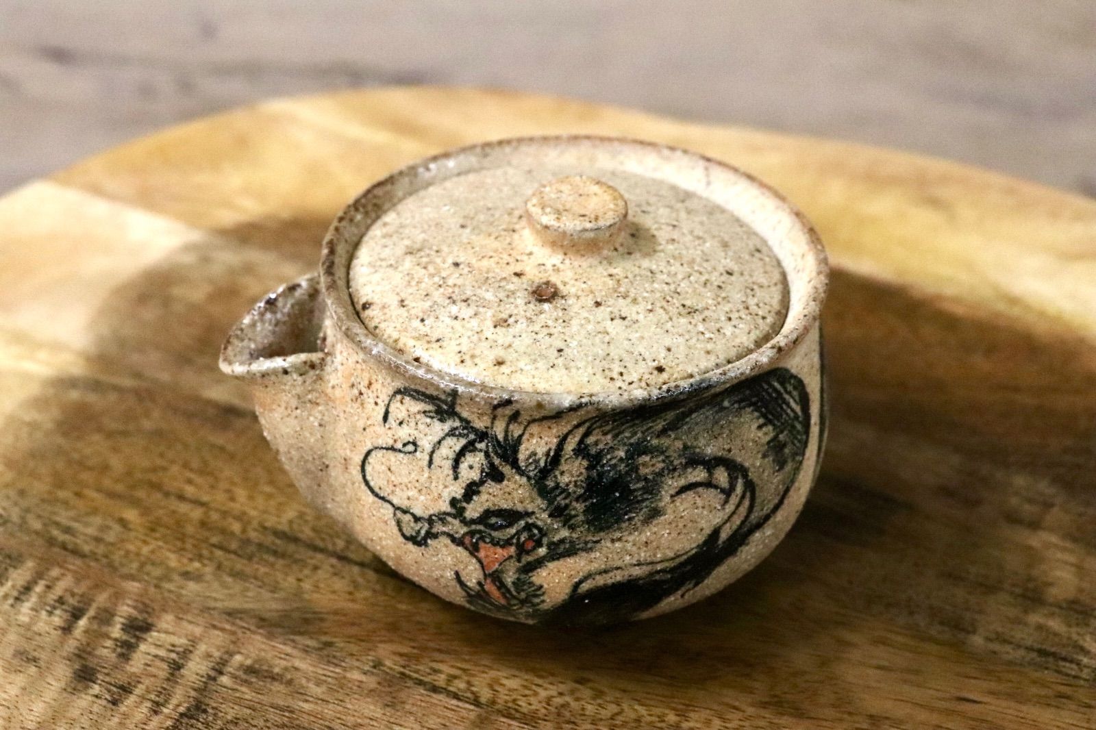 GMJO18○千代市陶房 清水万佐年 丹波焼 宝瓶 伝統工芸 丹波篠山 未使用
