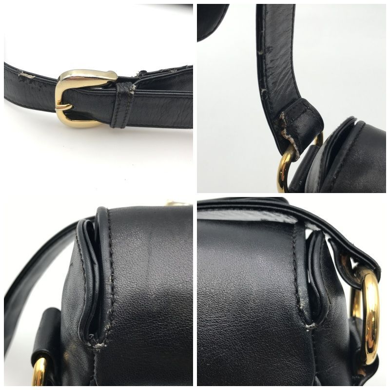 希少 GUCCI オールドグッチ ショルダーバッグ ワンショルダー フラップ