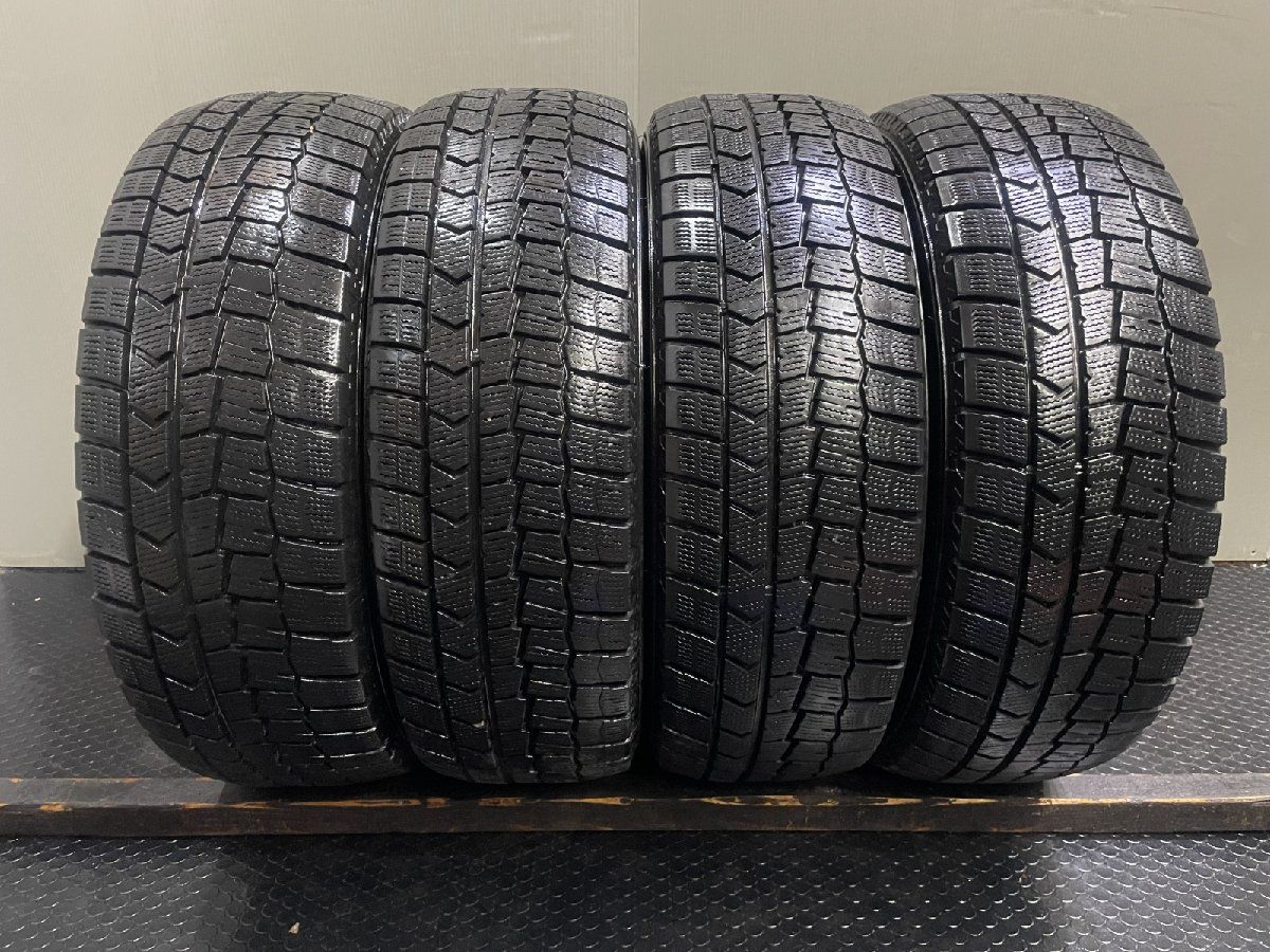 DUNLOP WINTER MAXX WM02 205/60R16 16インチ スタッドレス 4本 23年製 バリ溝 ジューク ステップワゴン ヴォクシー ノア等　(VTJ306)