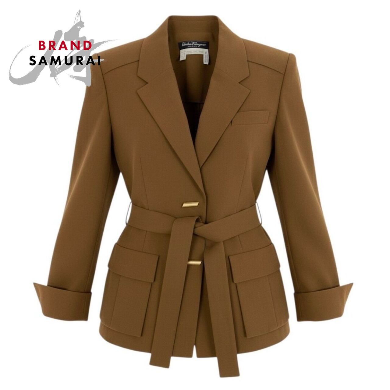 Salvatore Ferragamo サルヴァトーレフェラガモ Belted Half Coat