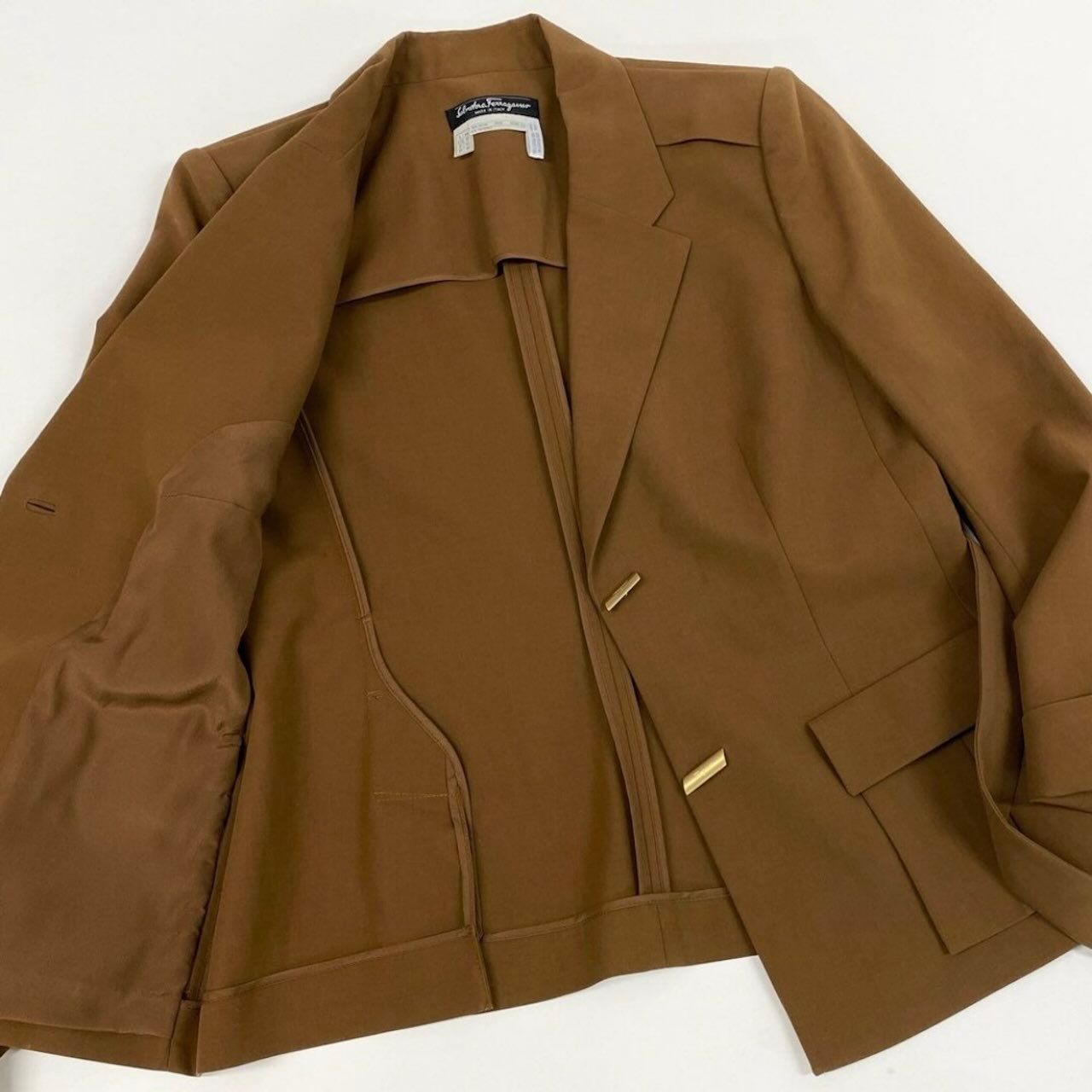 Salvatore Ferragamo サルヴァトーレフェラガモ Belted Half Coat