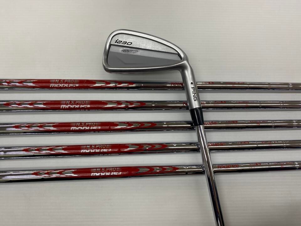ピン i230 NSプロ MODUS 3 TOUR 105 Sフレックス アイアンセット 中古