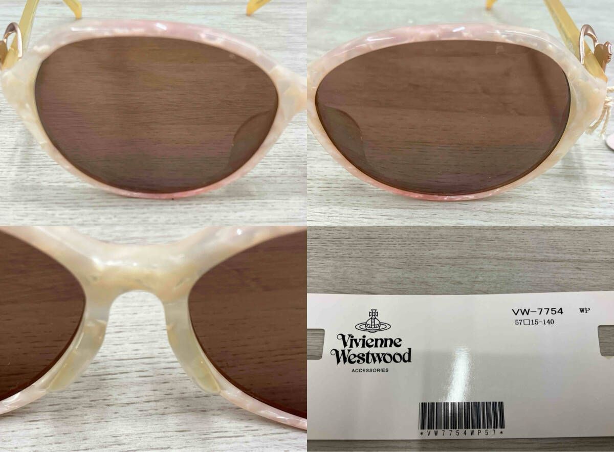 Vivienne Westwood サングラス 蜂モチーフ オーブ マーブル柄 VIVIENNE WESTWOOD サングラス カラーオーブロゴ ピンクマーブル