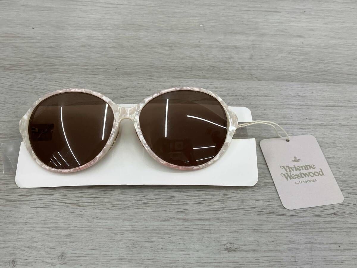 VIVIENNE WESTWOOD サングラス カラーオーブロゴ ピンクマーブル