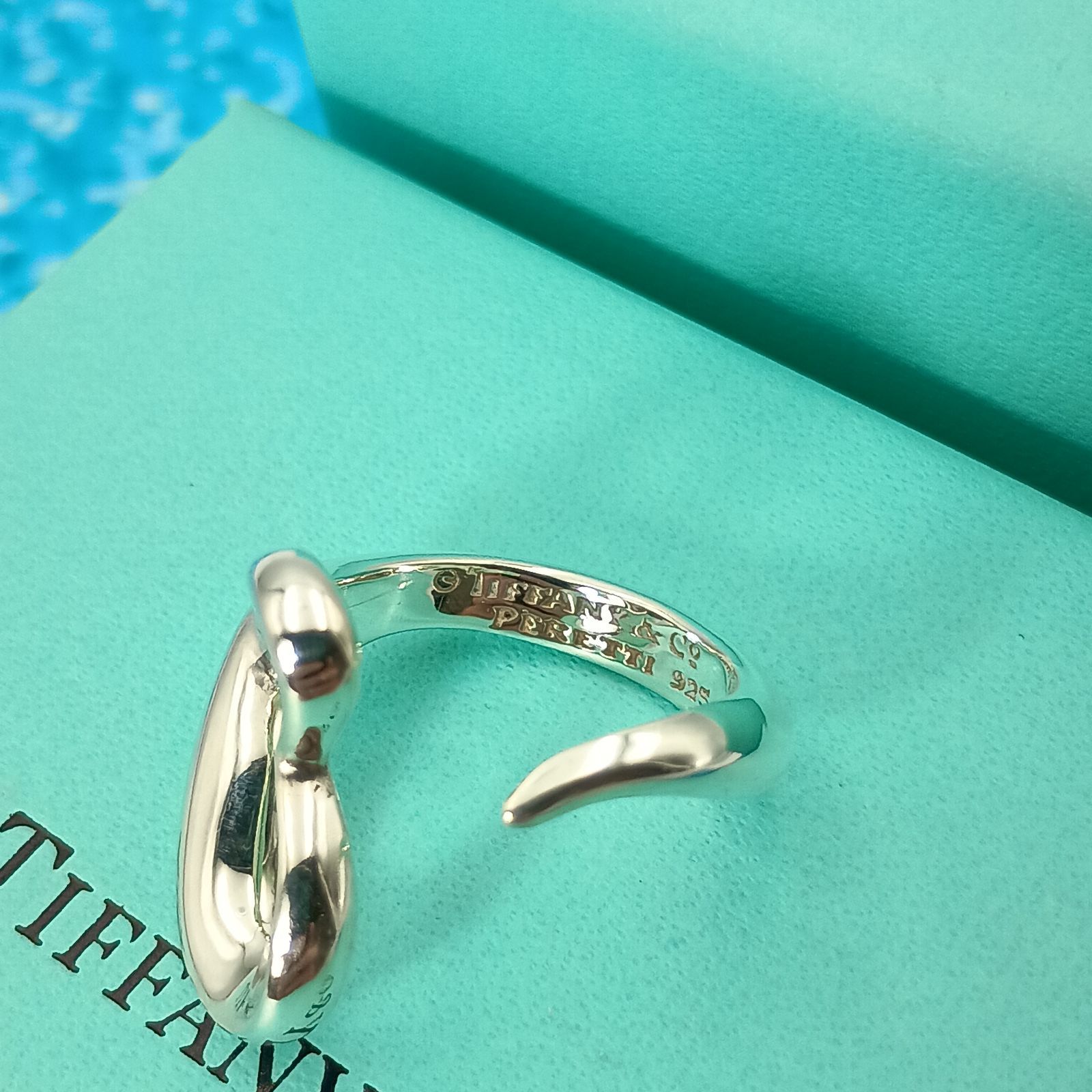 TIFFANY&Co. ティファニー 12号 オープンハート リング 指輪