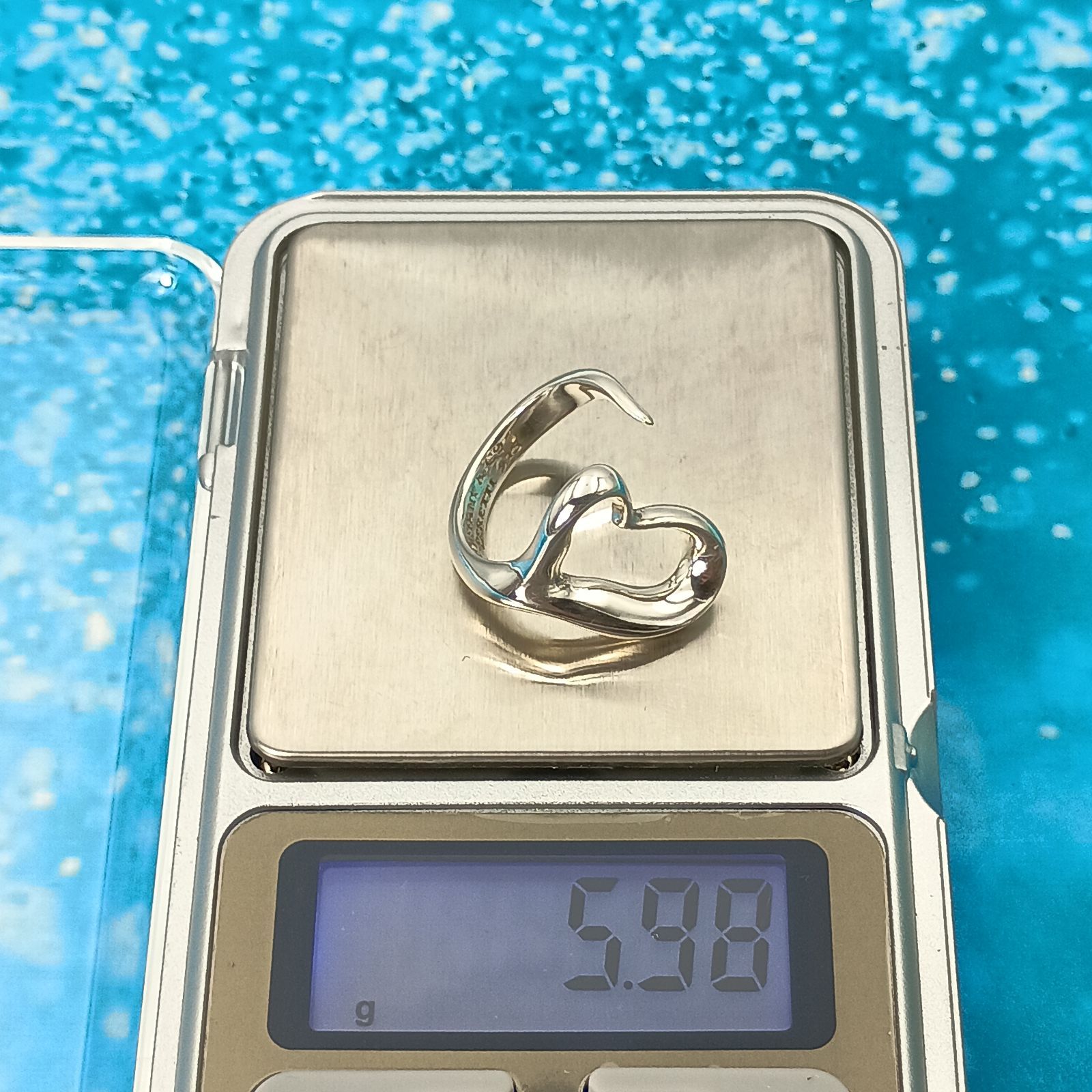 TIFFANY&Co. ティファニー 12号 オープンハート リング 指輪