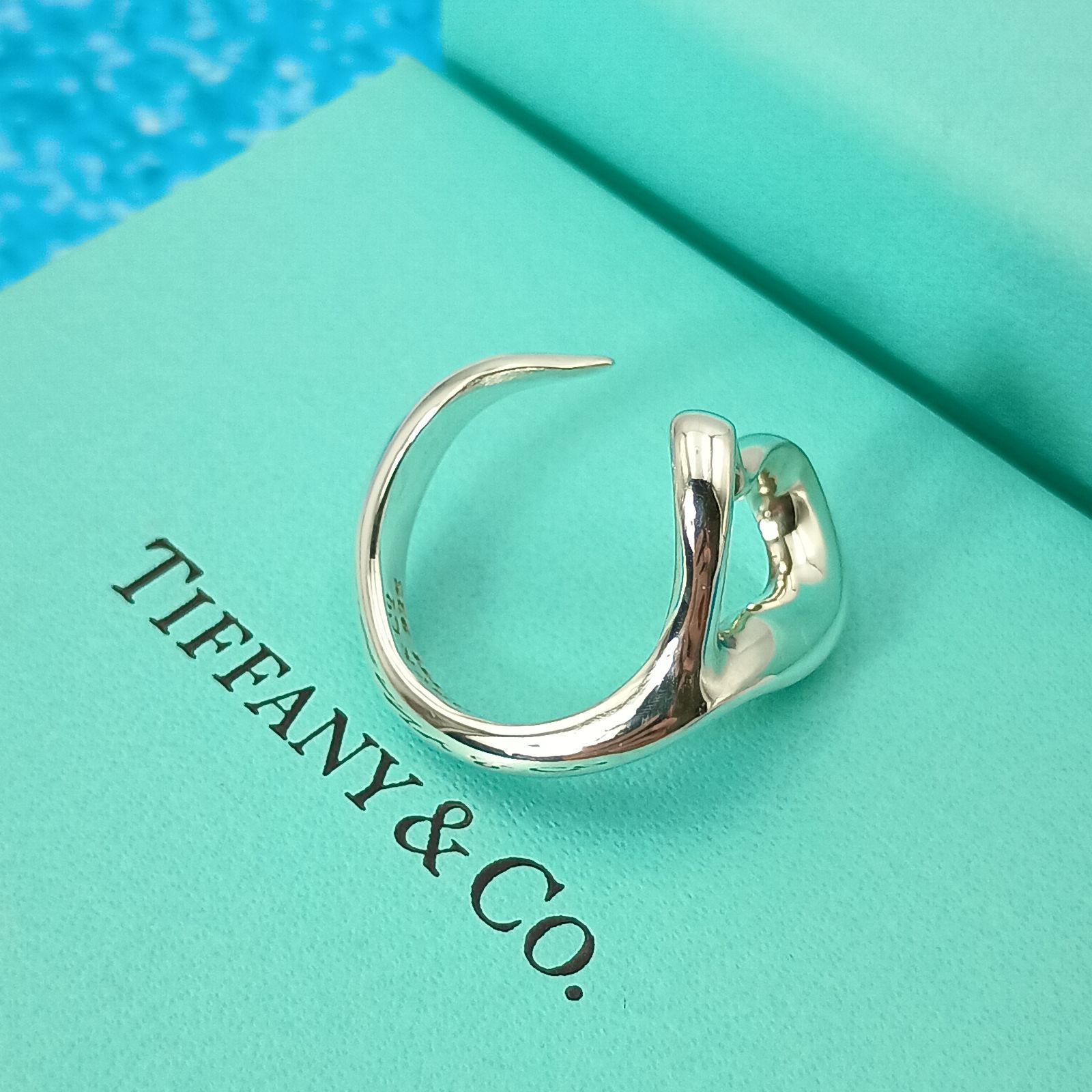 TIFFANY&Co. ティファニー 12号 オープンハート リング 指輪