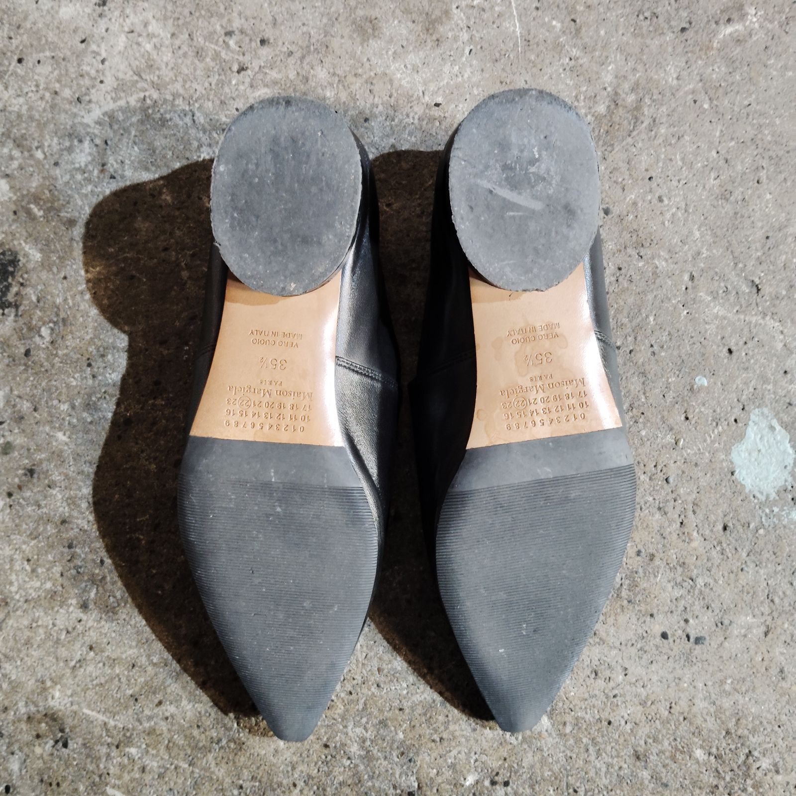 Maison Margiela POINTED TOE LEATHER SHOES 35.5 メゾンマルジェラ