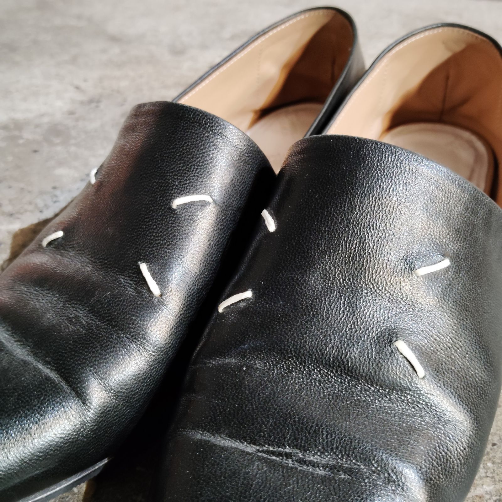 Maison Margiela POINTED TOE LEATHER SHOES 35.5 メゾンマルジェラ