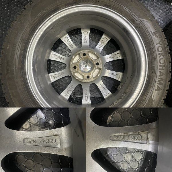 【バリ溝]ヨコハマ アイスガードiG60 175/65R15 アルミホイール付 YOKOHAMA ice GUARD iG60 175/65R15】スタッドレス【WAREN 15インチ