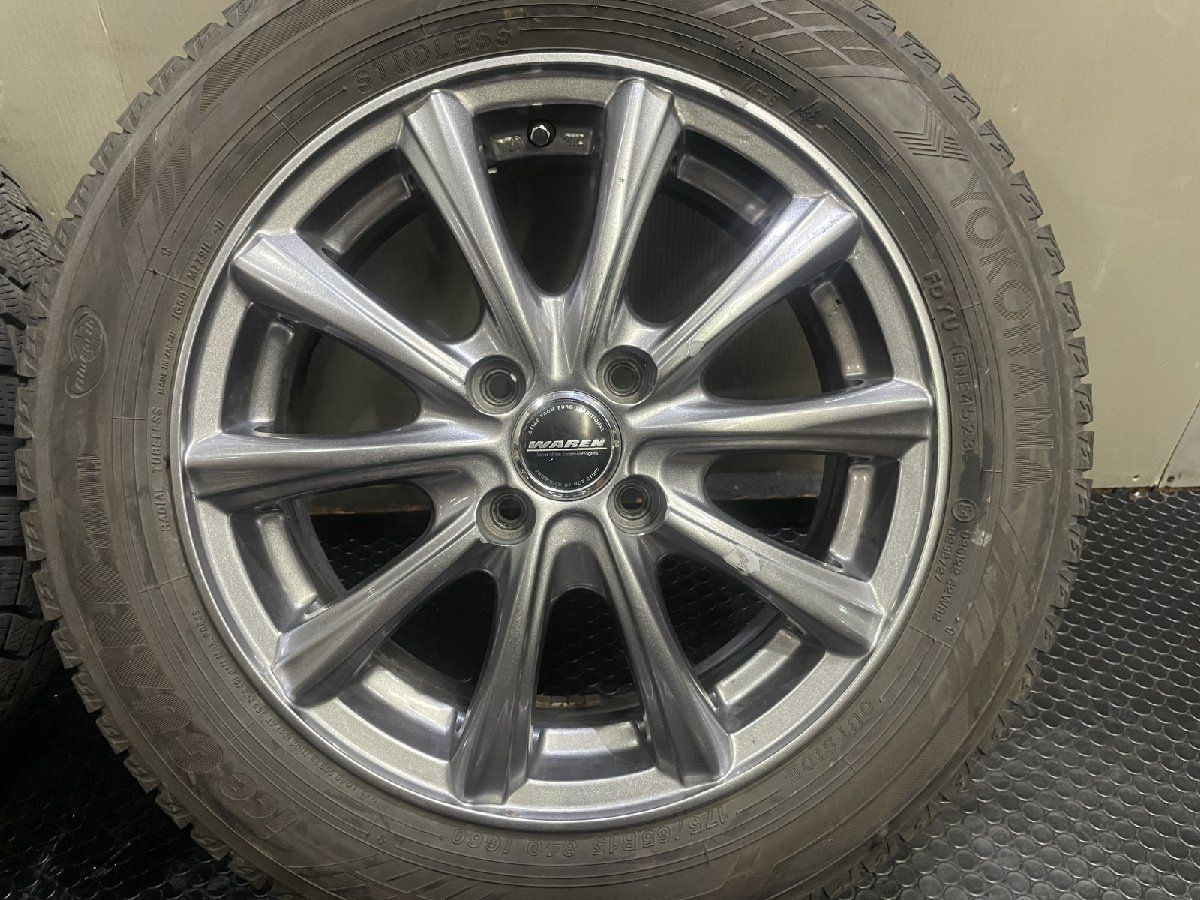 YOKOHAMA ice GUARD iG60 175/65R15】スタッドレス【WAREN 15インチ