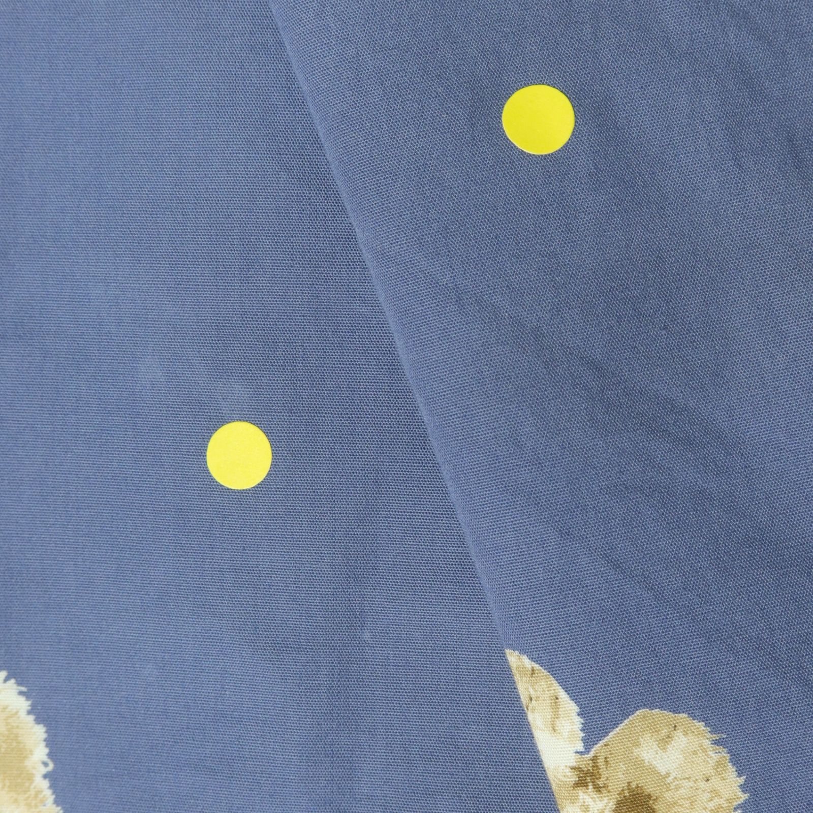 ワンダフルワールド カネコイサオ☆重ね袖♪うさぎptワンピース 紺系