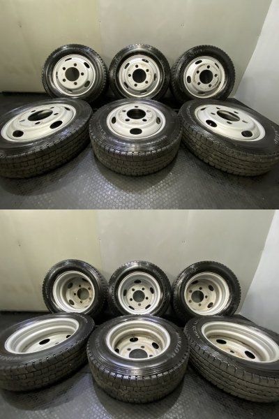 DL LT03M 205/70R16LT】スタッドレス 6本【トラックホイール W.R.S 