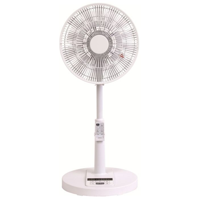 【新品】ゼピール 扇風機 DC リビング扇風機 7枚羽根 ZFL-D4EC-W ホワイト リモコン 首振り 8段階風量 リズム風 静音風 入切タイマー