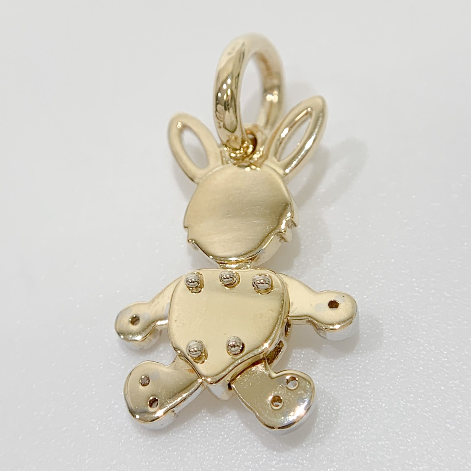 中古】Pomellato ポメラート ウサギモチーフ ダイヤモンド ペンダント