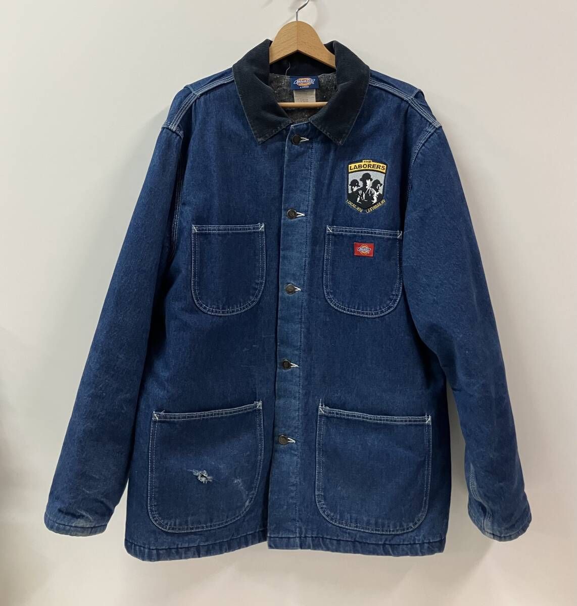 90s ディッキーズ　カバーオール　チョアコート Dickies ディッキーズ カバーオール 90S 3494NB デニム チョアコート