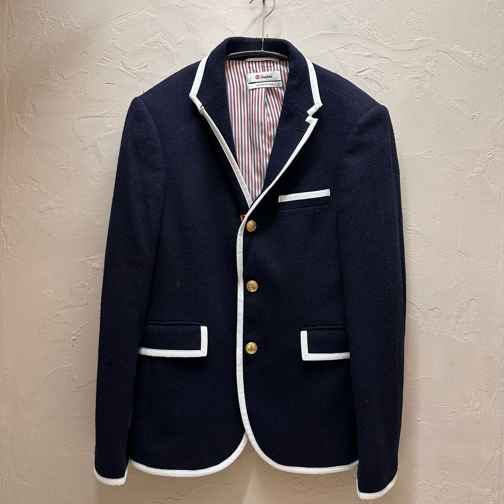 美品 トムブラウン ニーマンマーカス テーラードジャケット サイズM ブレザー THOM BROWNE × neiman marcus トムブラウン × ニーマンマーカス